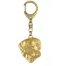 Rhodesian Ridgeback, African Lionhound, African Lion Dog - Gilded key ring with dog, handbag decoration, luxury accessory by Art-Dog brand