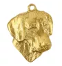 Chien de Rhodésie à crête dorsale, Rhodesian ridgeback - Porte-clés doré avec chien, décoration de sac à main, accessoire de luxe de la marque Art-Dog