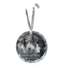 Ciobănesc Românesc Mioritic, Mocano, Barac - Kristallkugel mit Foto, Hundebild im Kristall, personalisierter Christbaumschmuck von Art-Dog.