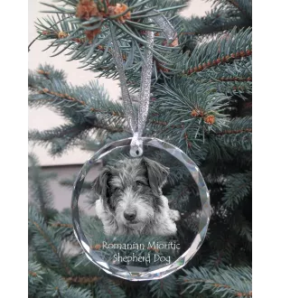 Ciobanesc Romanesc Mioritic medal kryształowy z psem Art-Dog