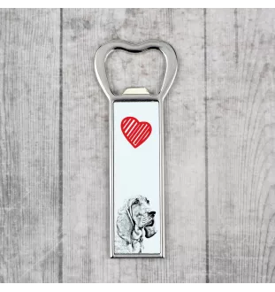 Redbone Coonhound - Flaschenöffner mit Hund, personalisierter Flaschenöffner für den Kühlschrank, ein einzigartiges Geschenk für Männer von der Marke Art-Dog