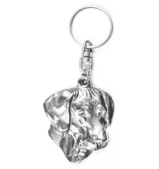 Rhodesian Ridgeback, African Lionhound, African Lion Dog - Silver-plated pendant with a dog in a decorative box, handbag decoration, backpack pendant by Art-Dog brand