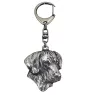 Rhodesian Ridgeback, African Lionhound, African Lion Dog - Silver-plated key ring with a dog in a gift box, handbag decoration, backpack pendant by Art-Dog brand
