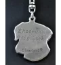 Chien de Rhodésie à crête dorsale, Rhodesian ridgeback - Porte-clés argenté avec un chien dans une boîte cadeau, décoration de sac à main, pendentif de sac à dos par la marque Art-Dog