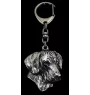 Rhodesian Ridgeback, African Lionhound, African Lion Dog - Silver-plated key ring with a dog in a gift box, handbag decoration, backpack pendant by Art-Dog brand