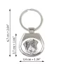 Romanian Mioritic Shepherd Dog, Ciobănesc Românesc Mioritic - keychain with a dog, keychain with a print, personalized pendant from the Art-Dog brand