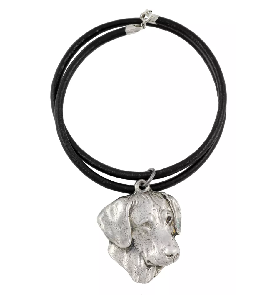 Rhodesian Ridgeback, African Lionhound, African Lion Dog - Necklace with dog, silver-plated pendant for dog fan, unique jewelry by Art-Dog brand