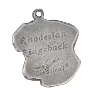 Rhodesian Ridgeback, African Lionhound, African Lion Dog - Necklace with dog, silver-plated pendant for dog fan, unique jewelry by Art-Dog brand