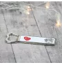 Romanian Mioritic Shepherd Dog, Ciobănesc Românesc Mioritic - bottle opener with a dog, personalized fridge opener, unique gift for a man by Art-Dog brand