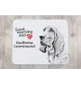 Redbone Coonhound - tapis de souris personnalisé avec impression, tapis de souris personnalisé avec chien, accessoire unique pour employé de bureau de la marque Art-Dog