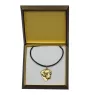 Rhodesian Ridgeback, African Lionhound, African Lion Dog - Dog necklace in gift box, gold-plated pendant for dog fan, striking jewellery by Art-Dog