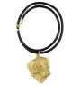 Chien de Rhodésie à crête dorsale, Rhodesian ridgeback - Collier de chien dans une boîte cadeau, pendentif plaqué or pour les fans de chiens, bijoux remarquables par Art-Dog
