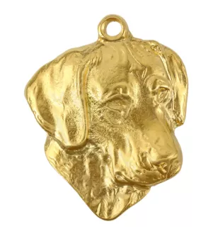 Chien de Rhodésie à crête dorsale, Rhodesian ridgeback - Collier pour chien, pendentif plaqué or pour fan de chien, bijoux uniques de la marque Art-Dog