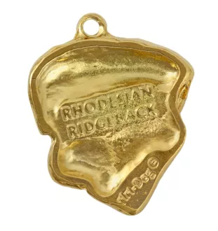 Rhodesian Ridgeback - Hundehalsband, vergoldeter Anhänger für Hundefans, einzigartiger Schmuck der Marke Art-Dog