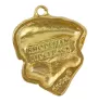 Chien de Rhodésie à crête dorsale, Rhodesian ridgeback - Collier pour chien, pendentif plaqué or pour fan de chien, bijoux uniques de la marque Art-Dog