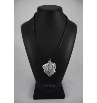 Rhodesian Ridgeback, African Lionhound, African Lion Dog - Dog necklace in gift box, silver-plated locket for dog fan, striking pendant by Art-Dog brand