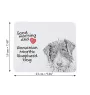 Ciobănesc Românesc Mioritic, Mocano, Barac - Mauspad mit Druck, personalisiertes Mauspad mit Hund, einzigartiges Gadget für Büroangestellte von Art-Dog.