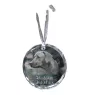 Rhodesian Ridgeback - Kristallkugel mit Foto, Hundebild im Kristall, personalisierter Christbaumschmuck von Art-Dog.