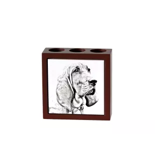 Redbone Coonhound - porte-stylo avec chien, organiseur de bureau avec impression, décoration de bureau personnalisée de la marque Art-Dog