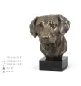 Rhodesian Ridgeback - Hundestatue, Büste auf Steinsockel, Skulptur, Trophäe für Hundeausstellung der Marke Art-Dog