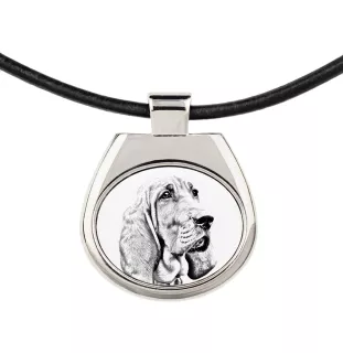 Redbone Coonhound - dog necklace, personalized pendant with a photo, unique necklace for women and men by Art-Dog brand