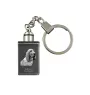 Redbone Coonhound - Crystal key ring with dog photo, illuminated key ring, unique gift by Art-Dog brand