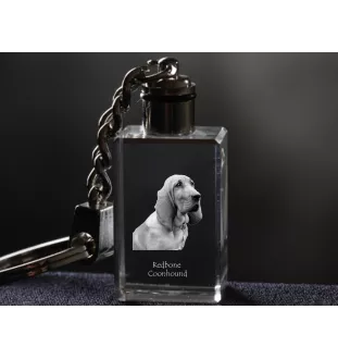 Redbone Coonhound brelok kryształowy z psem Art-Dog