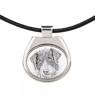 Chien de berger roumain de Mioritza - collier avec chien, pendentif personnalisé avec photo, collier unique pour femmes et hommes de la marque Art-Dog