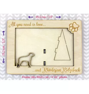 Rhodesian Ridgeback ramka na zdjęcie ze sklejki Art-Dog