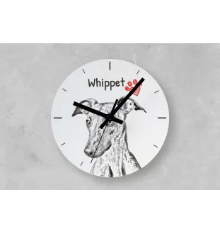 Chien de berger roumain de Mioritza - horloge murale avec chien, horloge de table avec impression, décoration personnalisée de la maison de la marque Art-Dog