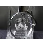 Chien de berger roumain de Mioritza - pendentif avec une photo de chien, porte-clés en cristal dans une boîte cadeau, un cadeau unique par Art-Dog