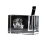 Ciobanesc Romanesc Mioritic penholder kryształowy z psem Art-Dog