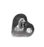 Redbone Coonhound - Kristalluhr mit einem Hundebild, Herzregal-Uhr, personalisierte Standuhr der Marke Art-Dog