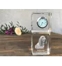 Redbone Coonhound - crystal clock with a photo, a photo of a dog in crystal, personalized desk clock by Art-Dog brand