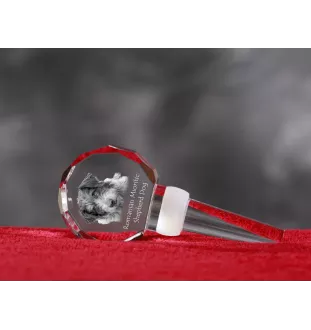 Ciobănesc Românesc Mioritic, Mocano, Barac - Kristallflaschenverschluss, einzigartiger Weinverschluss mit Foto, personalisiertes Geschenk für Sommelier der Marke Art-Dog