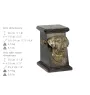 Rhodesian Ridgeback, African Lionhound, African Lion Dog - urn for dog ashes, elegant urn with a statue, commemorative urn with a bust of a dog by Art-Dog brand