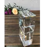 Romanian Mioritic Shepherd Dog, Ciobănesc Românesc Mioritic - crystal clock with a photo, a photo of a dog in crystal, personalized desk clock by Art-Dog brand