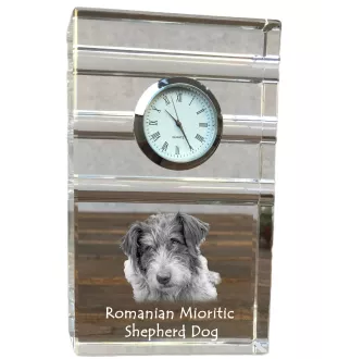 Ciobanesc Romanesc Mioritic zegar trój-paskowy z psem Art-Dog