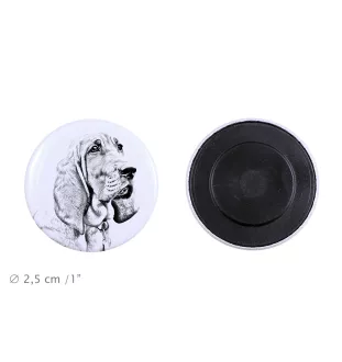 Redbone Coonhound - magnet with a dog's pupil, exceptionally light, strong magnet, handmade product by the Art-Dog brand