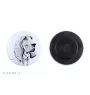 Redbone Coonhound - magnet with a dog's pupil, exceptionally light, strong magnet, handmade product by the Art-Dog brand