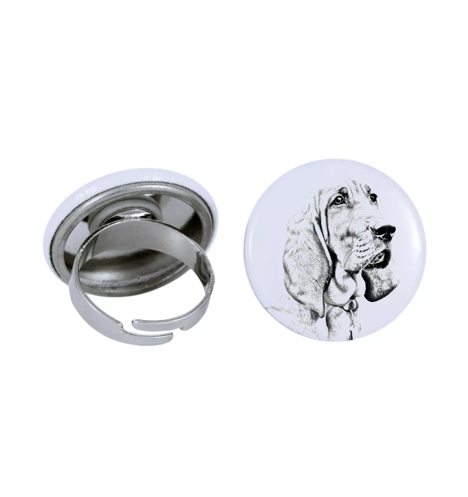 Redbone Coonhound - Damen Schmuck mit dem Bild eines Hundes, handgefertigtes Produkt, Möglichkeit, Ihr eigenes Foto hinzuzufügen, Marke Art-Dog