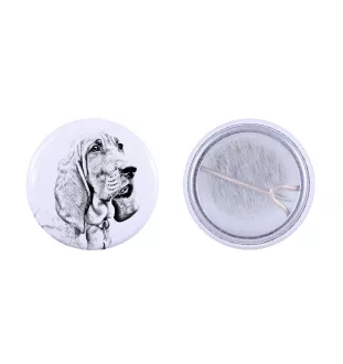 Redbone Coonhound - badge avec votre chien, ajoutez votre propre photo, marque Art-Dog