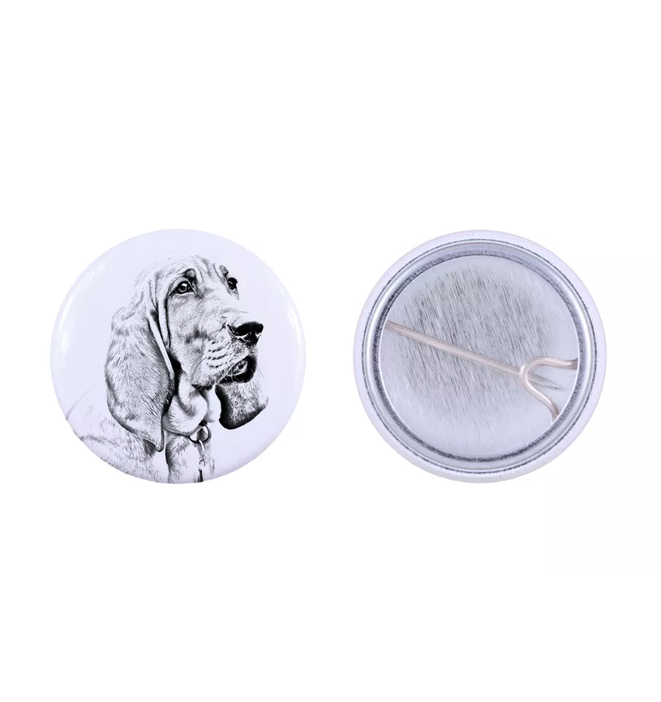 Redbone Coonhound - badge avec votre chien, ajoutez votre propre photo, marque Art-Dog