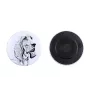 Redbone Coonhound - magnet with a dog's pupil, exceptionally light, strong magnet, handmade product by the Art-Dog brand