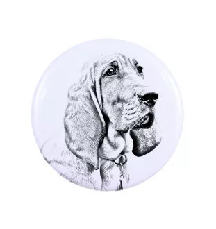 Redbone Coonhound - magnet with a dog's pupil, exceptionally light, strong magnet, handmade product by the Art-Dog brand