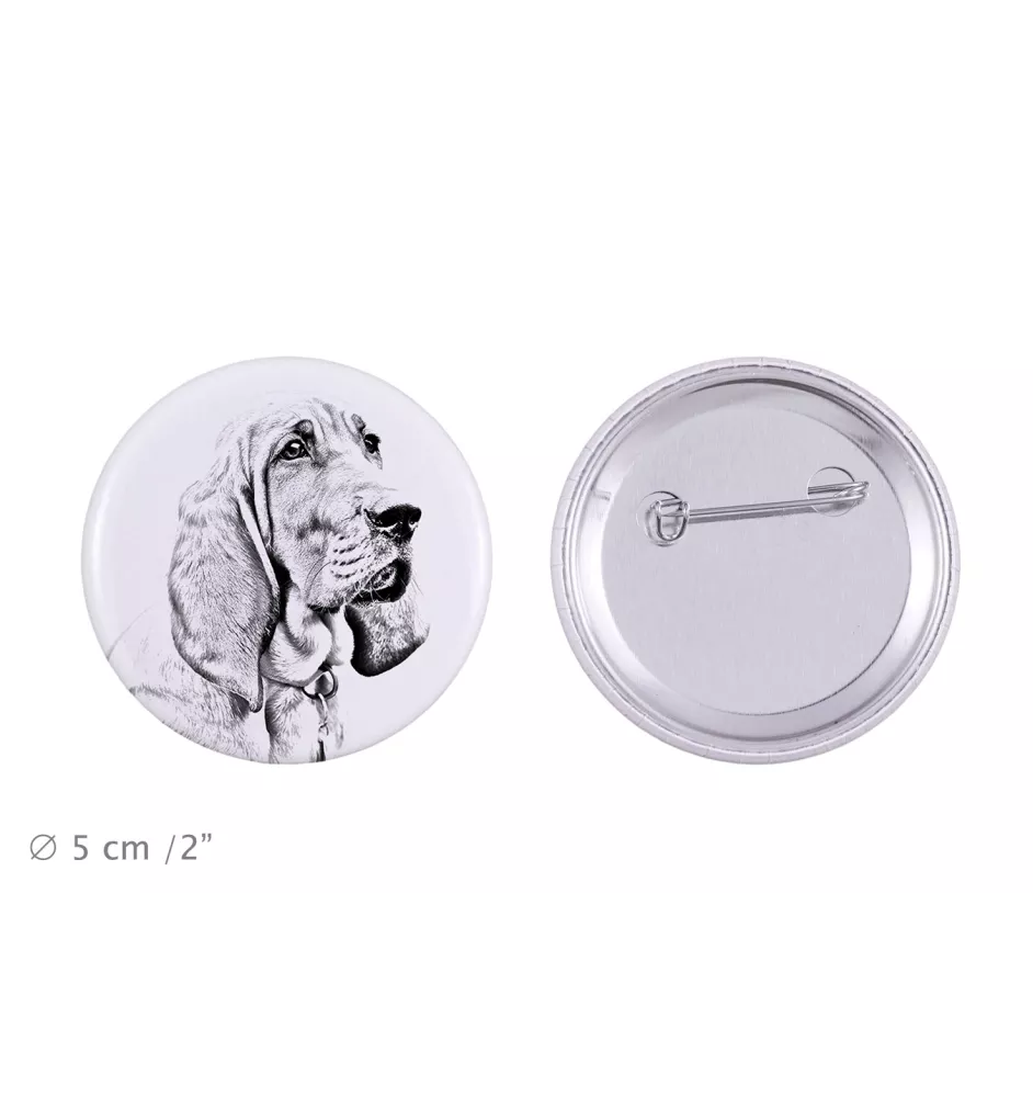 Redbone Coonhound - pin with your dog, add your own photo, Art-Dog brand