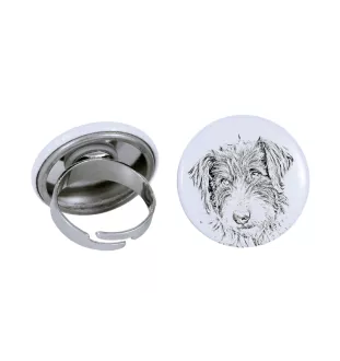 Chien de berger roumain de Mioritza - bijoux pour femmes avec l'image d'un chien, produit fait à la main, possibilité d'ajouter sa propre photo, marque Art-Dog