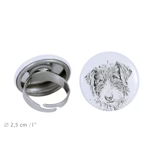 Ciobănesc Românesc Mioritic, Mocano, Barac - Damen Schmuck mit dem Bild eines Hundes, handgefertigtes Produkt, Möglichkeit, Ihr eigenes Foto hinzuzufügen, Marke Art-Dog