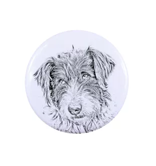 Ciobănesc Românesc Mioritic, Mocano, Barac - Damen Schmuck mit dem Bild eines Hundes, handgefertigtes Produkt, Möglichkeit, Ihr eigenes Foto hinzuzufügen, Marke Art-Dog