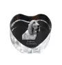 Redbone Coonhound - a photo of a dog in crystal, crystal heart, unique photo frame from the Art-Dog brand